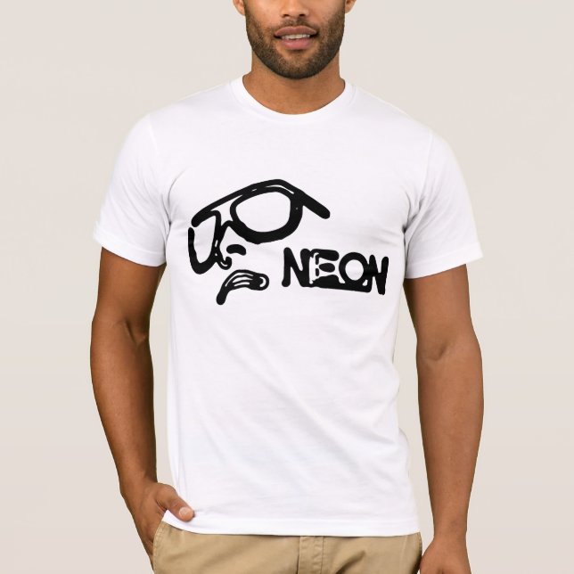 Cara del neón - RetroMe - camiseta (Anverso)