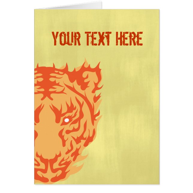 Cara del tigre (Frente)