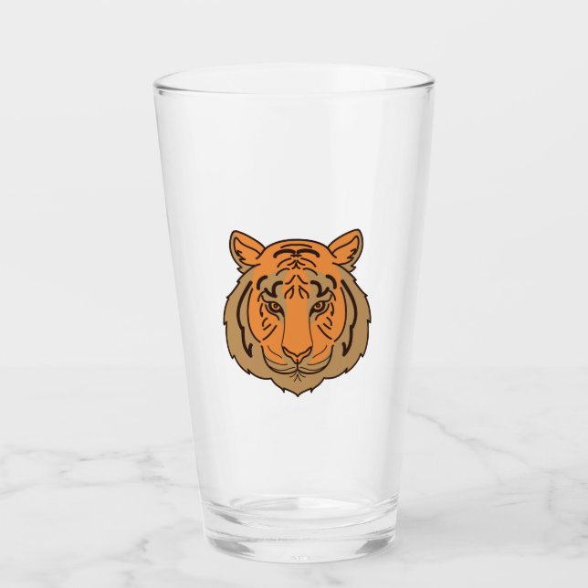Cara del tigre naranja (Anverso)