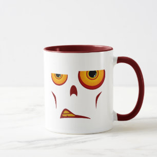 Cara del zombi - taza del gruñido