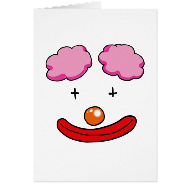 Cara divertida del payaso (Frente)