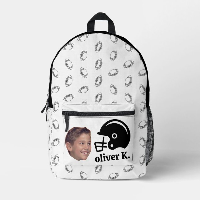 Cara divertida |Volver a la mochila de fotos de la (Anverso)