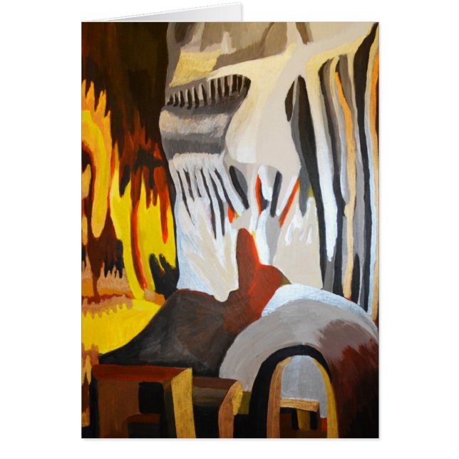 Cara en las rocas (Frente)