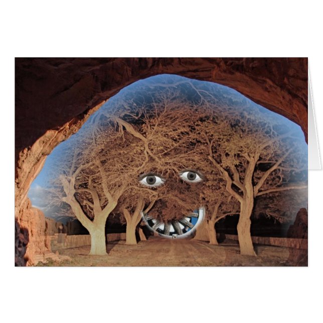 CARA EN LOS ÁRBOLES (Anverso (Horizontal))