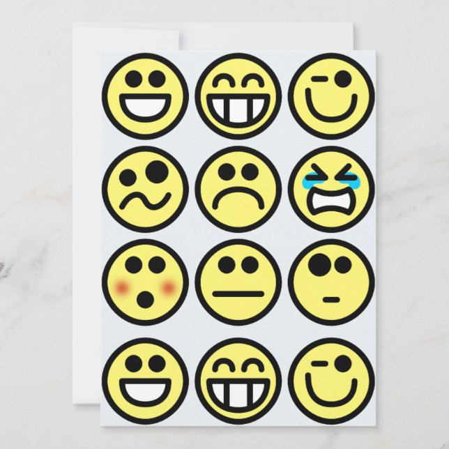 cara feliz de emoticono (Anverso)