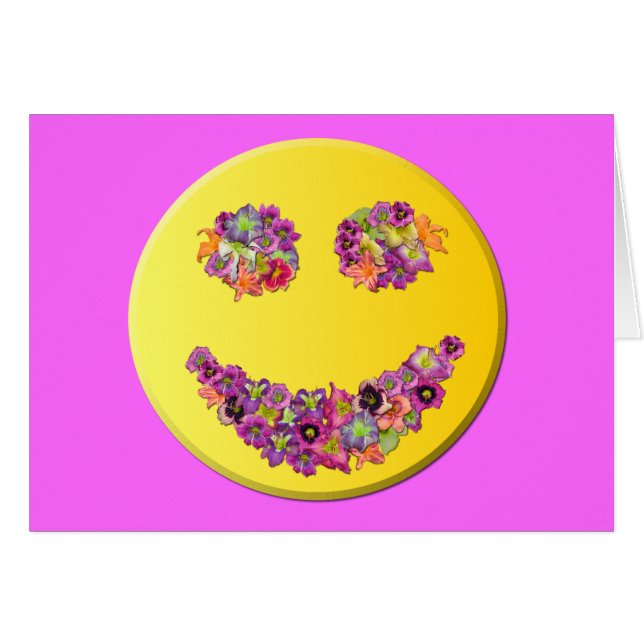 Cara feliz del Daylily (Anverso (Horizontal))