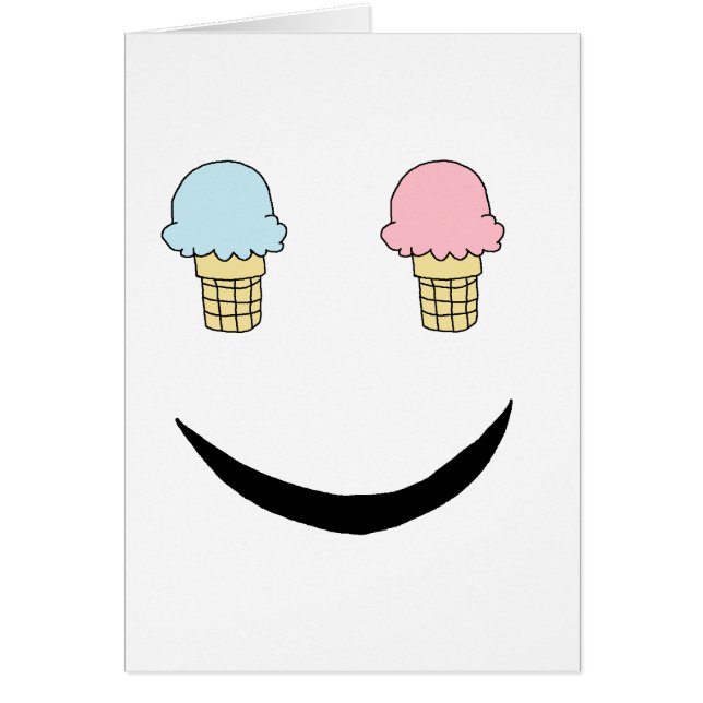 Cara feliz del helado (Frente)