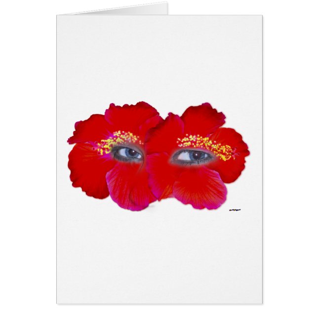Cara Hibiscus - Rojo (Frente)