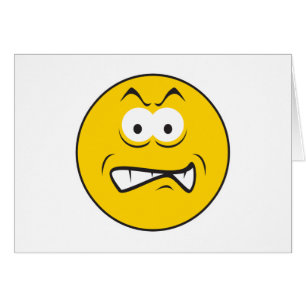 Cara irritante furiosa