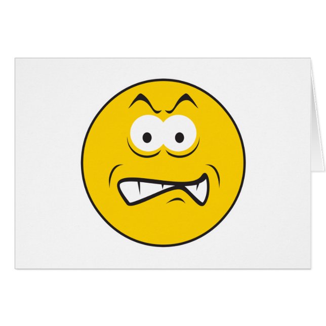 Cara irritante furiosa (Anverso (Horizontal))