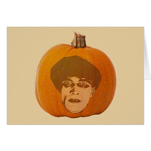 Cara Jack o' Lantern Caligari, calabaza de Hallowe (Anverso (Horizontal))