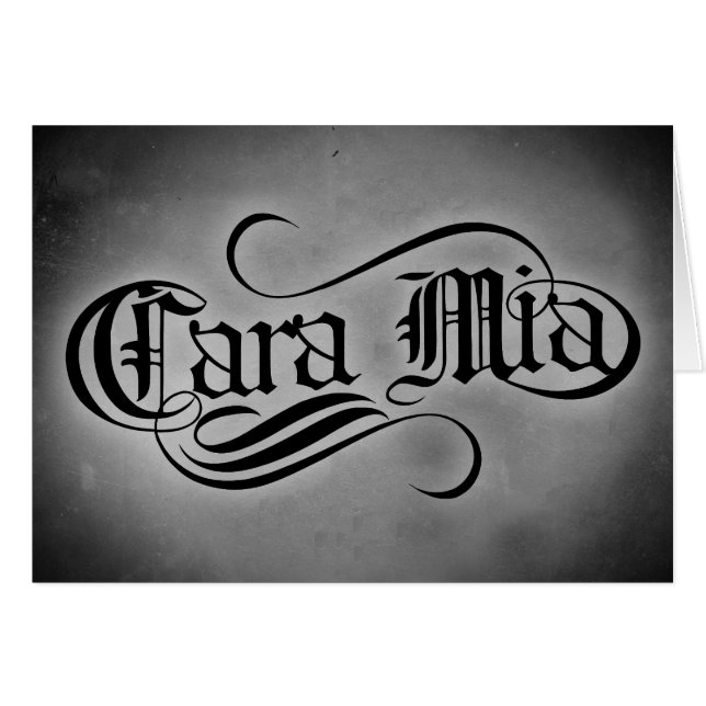 Cara Mia (mis queridos) (Anverso (Horizontal))