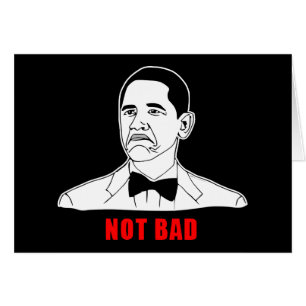 Cara no mala de la rabia del meme de Obama cómica