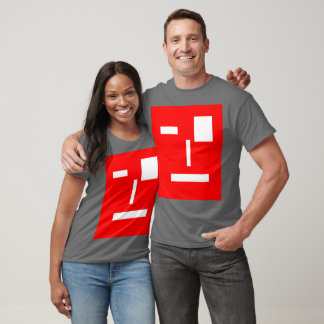 Cara roja, camiseta graciosa