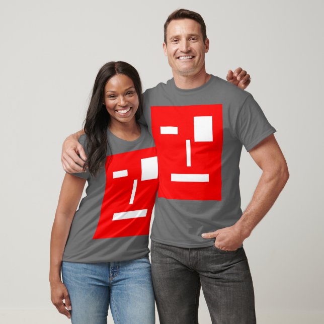 Cara roja, camiseta graciosa (Unisexo)