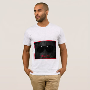 Cara somnolienta: Ash Gray - Camiseta de algodón