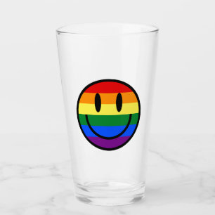 Cara sonriente arco iris