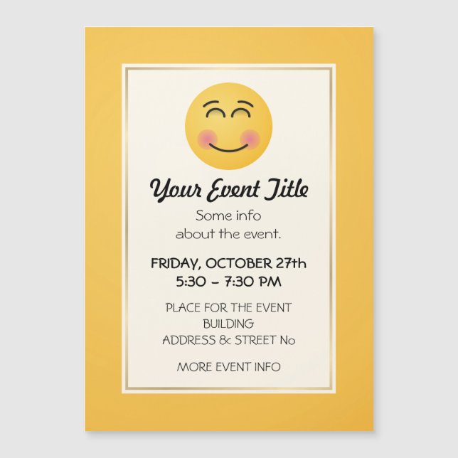 Cara sonriente con ojos sonrientes (Anverso)