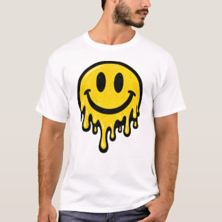 Cara sonriente de camiseta
