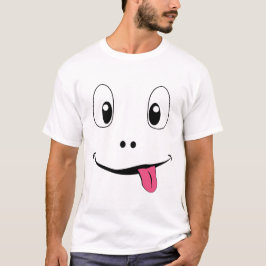 Cara Sonriente Divertida - Camiseta Linda con Leng