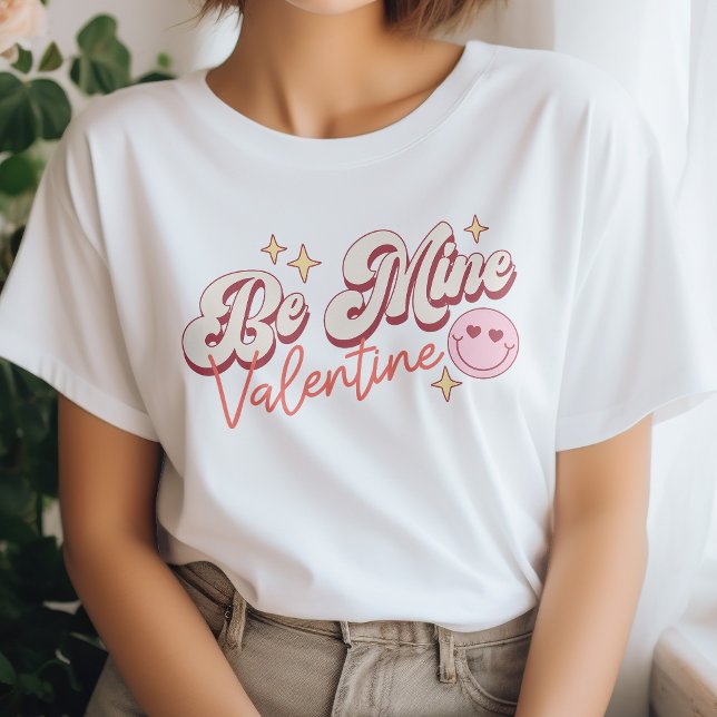 Cara sonriente suave sé mi camiseta de San Valentí (Subido por el creador)