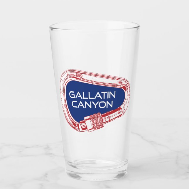 Carabiner de ascenso en roca del cañón de Gallatin (Anverso)