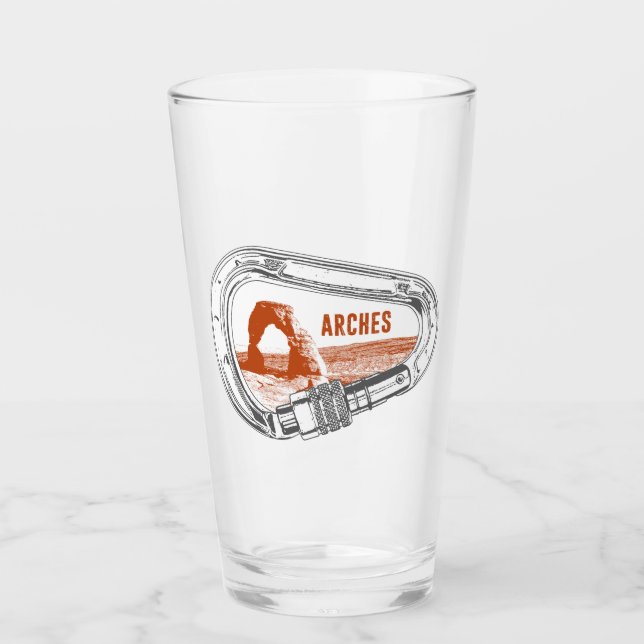 Carabiner de escalada del Parque Nacional de los A (Anverso)