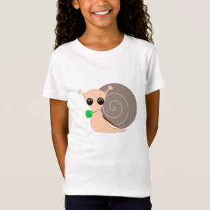 Caracol con la camiseta de Clover Kid