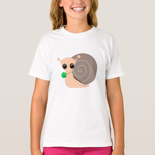 Caracol con la camiseta de Clover Kid (Anverso)