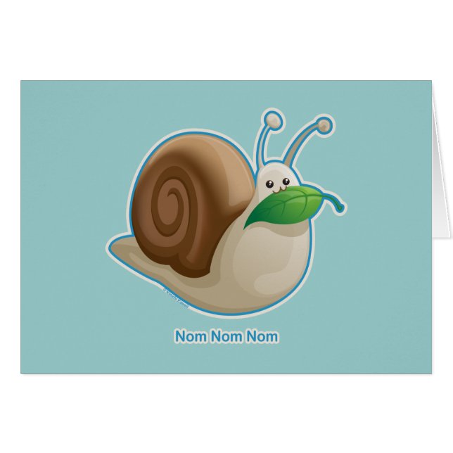 Caracol de Kawaii (Anverso (Horizontal))