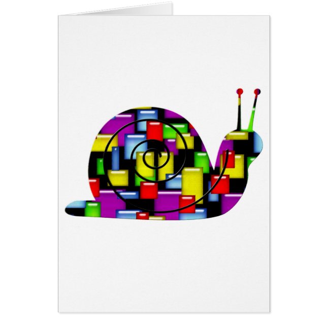 caracol de mosaico (Frente)