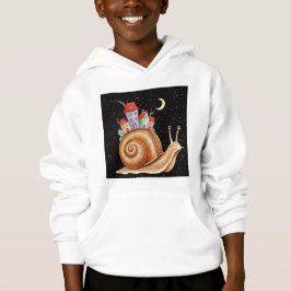 Caracol llevando una ciudad