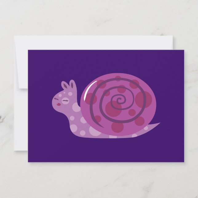 Caracol morado (Anverso)