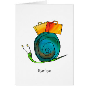 Caracol que sale de la tarjeta