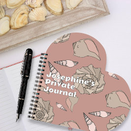 Caracoles Ilustrados Cuaderno Personalizado con Fo