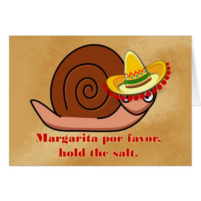 Caracoles vestidos con el sombrero quieren que Mar (Anverso (Horizontal))