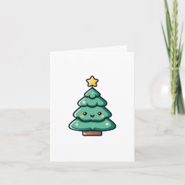 Carácter adorable de árbol de Navidad cutáneo