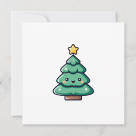 Carácter adorable de árbol de Navidad cutáneo