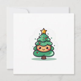 Carácter adorable de árbol de Navidad cutáneo