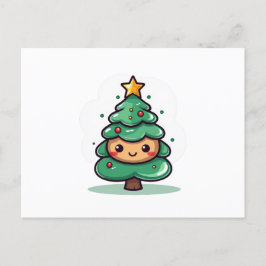 Carácter adorable de árbol de Navidad cutáneo