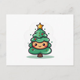 Carácter adorable de árbol de Navidad cutáneo