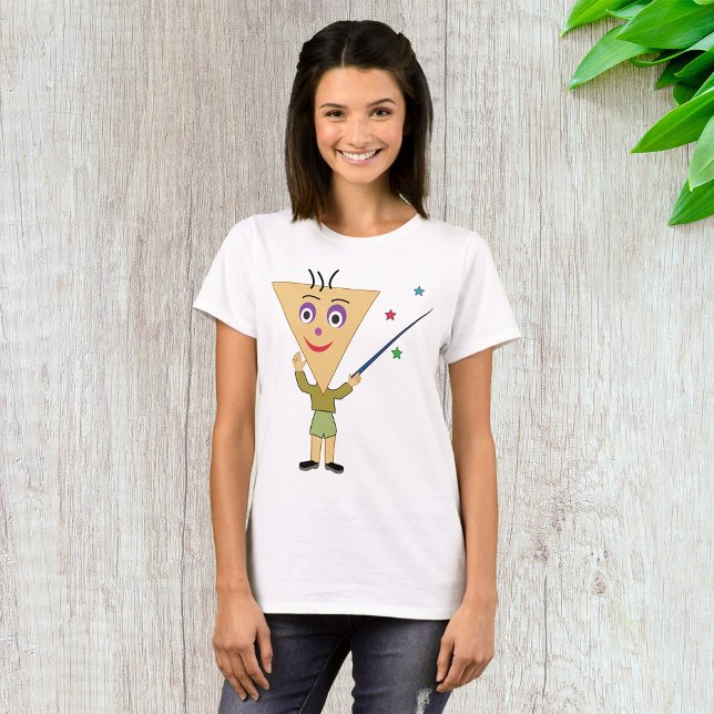 Carácter de cabeza triangular Camiseta femenina (Subido por el creador)