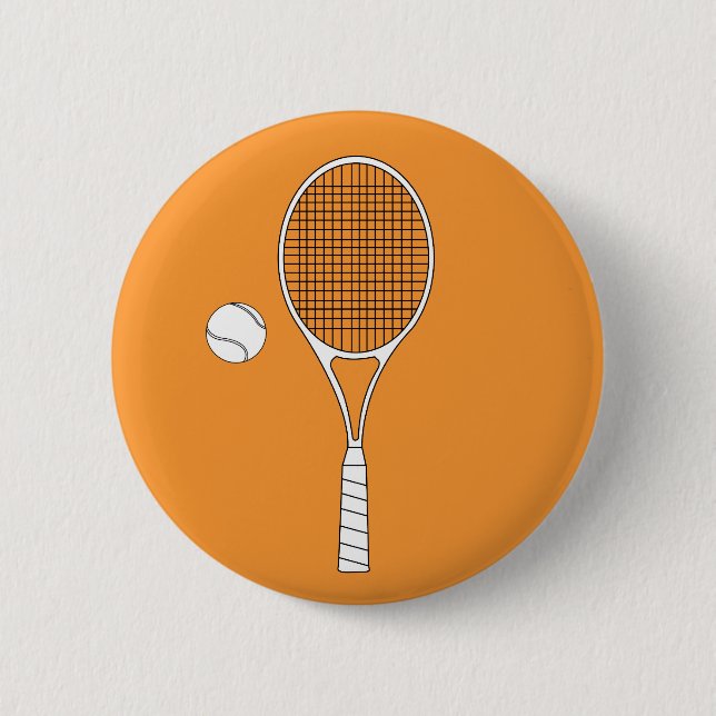 Carácter de raqueta de tenis y botón de bola (Anverso)