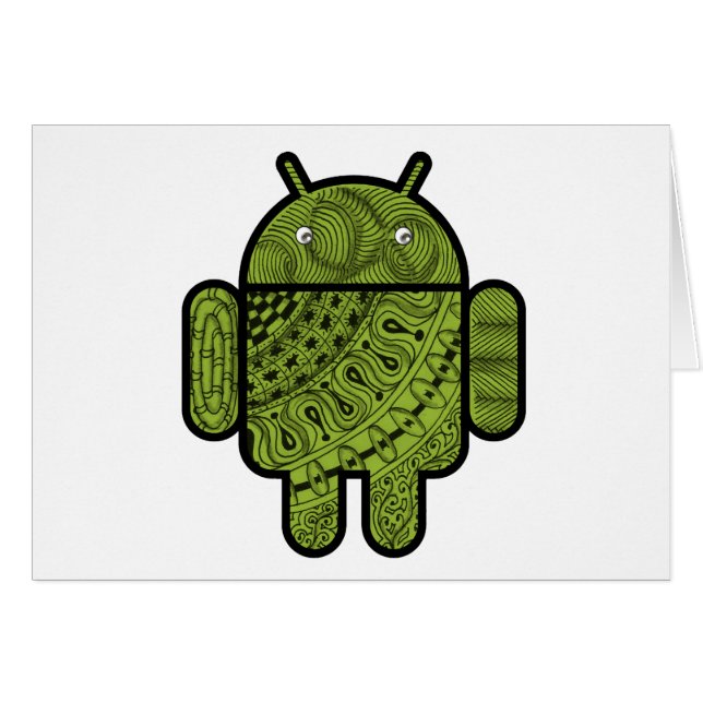 Carácter Pancho Doodle para el robot Android™ (Anverso (Horizontal))