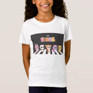 Caracteres coloridos para encender la camiseta de