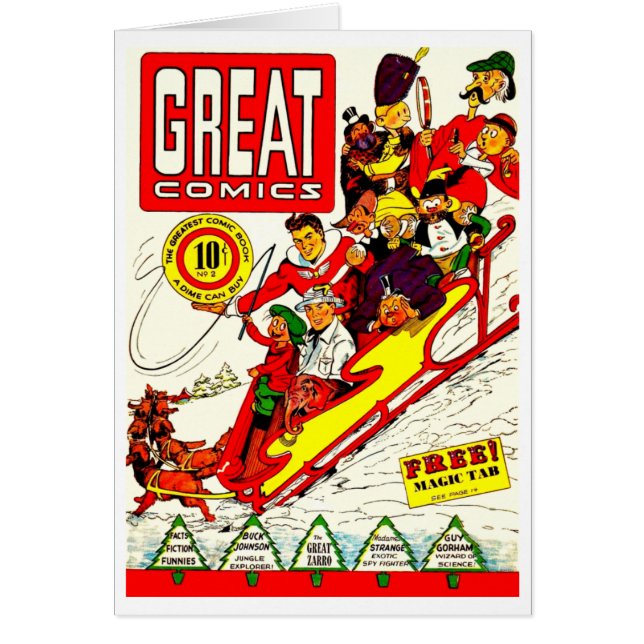 Caracteres cómicos del vintage (Frente)