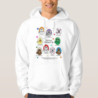 Caracteres de la sudadera con capucha del carácter