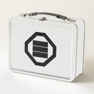 Caracteres kanji para tres en la bandeja