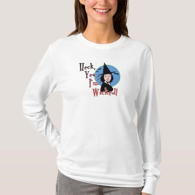 Caramba Si soy malvada camiseta de bruja (Anverso)