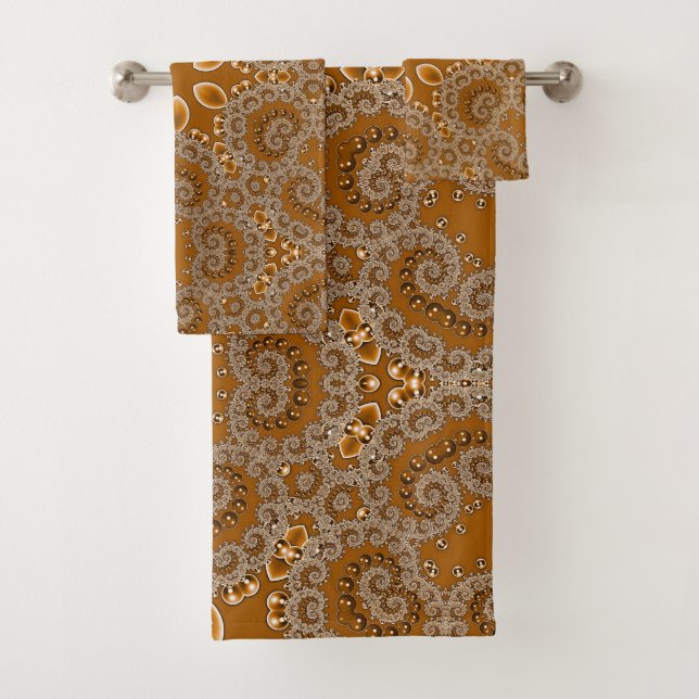 Caramel Fractal Lace  (In situ)